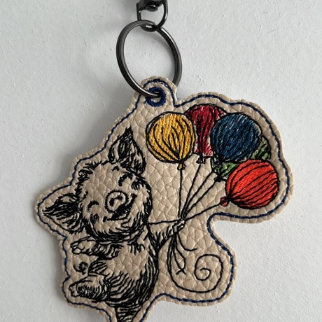 ITH TS-Anhänger - Ballon-Berti  - Größe 8.08 x 8.36 cm