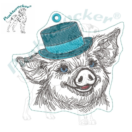 ITH TS-Anhänger - Charming Charly - Größe 7.86 x 7.32 cm