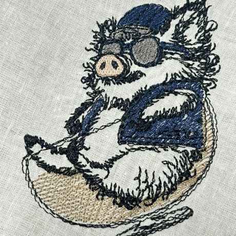 ITH TS-Anhänger - Relax-Rudi - Größe 8.36 x 7.79 cm