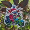 ITH VS-Anhänger - Biker Santa - Größe 8.78 x 9.35 cm