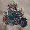 ITH VS-Anhänger - Biker Lucky - Größe 8.94 x 9.36 cm