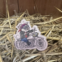 ITH TS-Anhänger - Biker Lucky - Größe 8.94 x 9.36 cm
