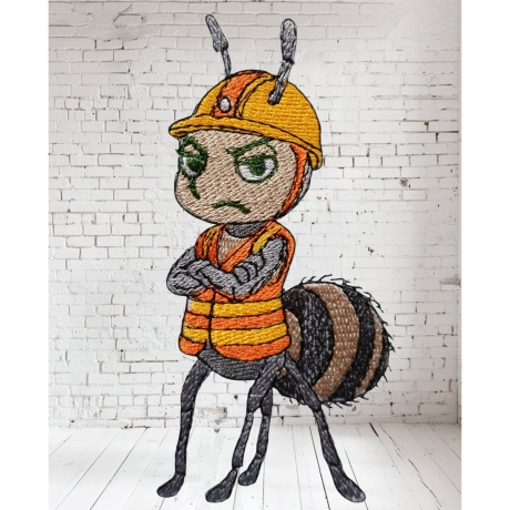 Ameise - der Sicherheitschef | 7.40 x 11.45 cm | VS