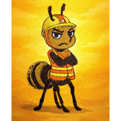 Ameise - der Sicherheitschef | 7.40 x 11.45 cm | VS