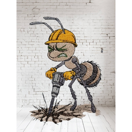 Ameise - der Stemmer | 7.87 x 11.31 cm | VS