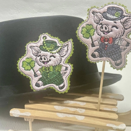 ITH | Glücksschwein Timmy Anhänger | 8.35 x 9.34 cm | TS