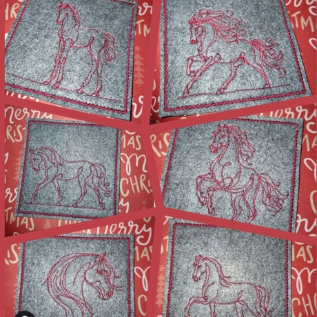 ITH | Untersetzer | Appaloosa - oneline | 9.68 x 9.67 cm