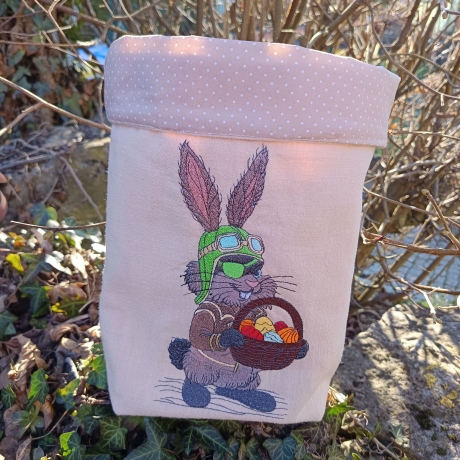 der verwegene Pick-Up Hase liefert | 12.27 x 22.97 cm | VS