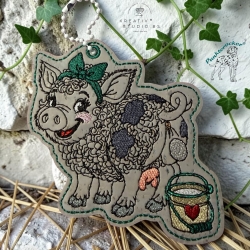 eierlegende Wollmilchsau Wally | 8.60 x 9.18 cm | ITH | TS