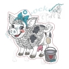 eierlegende Wollmilchsau Wally | 8.60 x 9.18 cm | ITH | TS