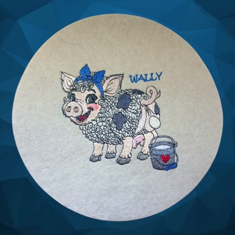 eierlegende Wollmilchsau Wally | 9.21 x 9.48 cm | VS
