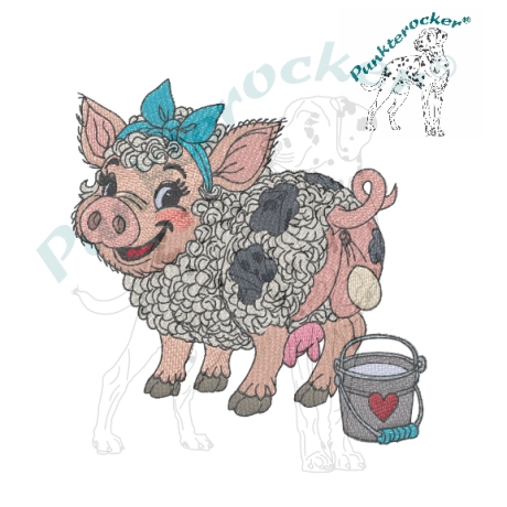 eierlegende Wollmilchsau Wally | 9.21 x 9.48 cm | VS