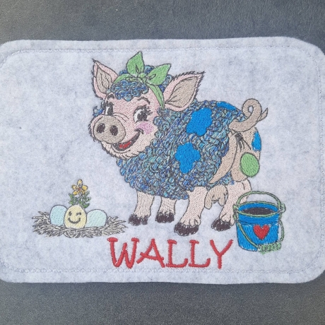 eierlegende Wollmilchsau Wally | 13.80 x 11.87 cm | VS