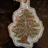  ITH |VS Anhänger|Weihnachts-Crew - schiefer Baum| 6.34 x 8.94 cm