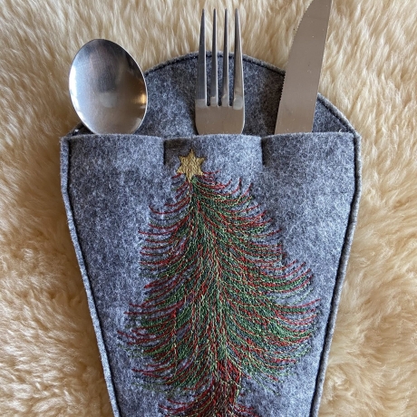  VS | Weihnachts-Crew - schiefer Baum | 9.78 x 13.33 cm