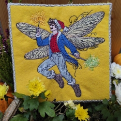 VS | Weihnachts-Crew | männlicher Elfenengel | 12.79 x 12.95 cm