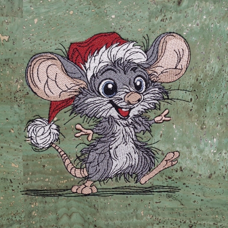 Weihnachtsmaus | 12.77 x 12.17 cm | VS