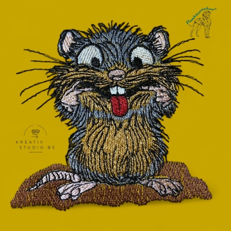 kleine freche Wühlmaus | 9.41 x 9.23 cm | VS