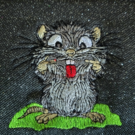 kleine freche Wühlmaus | 9.41 x 9.23 cm | VS