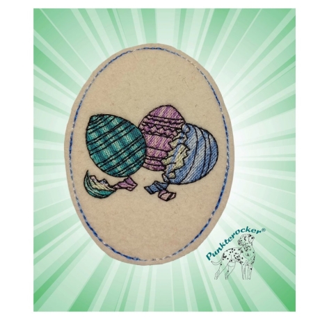 zerbrochene Eier | Stabdatei | 6.00 x 8.15 cm | VS | ITH