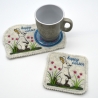 Stickdatei Hase Mug Rug Ostern