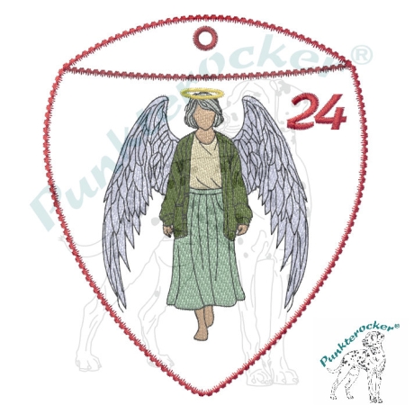 ITH - Engel-(Advents) Kalender – ältere Frau – 10.83 x 12.73 cm