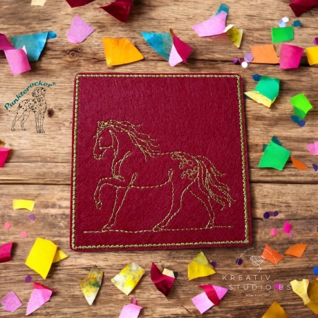 ITH | Untersetzer | Appaloosa - oneline | 9.68 x 9.67 cm