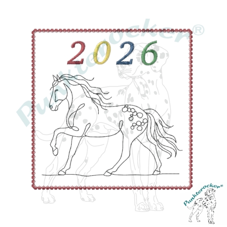 ITH | Untersetzer | Appaloosa - oneline | 9.68 x 9.67 cm