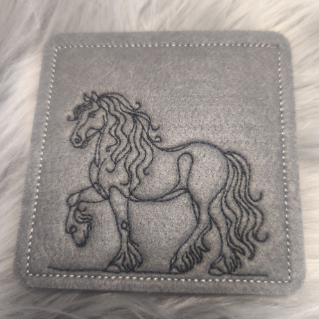 ITH | Untersetzer | Barockpinto - oneline | 9.68 x 9.67 cm