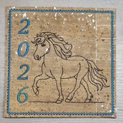 ITH | Untersetzer | Isländer 1 - oneline | 9.68 x 9.67 cm