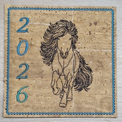 ITH | Untersetzer | Isländer 2 - oneline | 9.68 x 9.67 cm