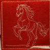 ITH | Untersetzer | Pferd 01 - oneline | 9.68 x 9.67 cm