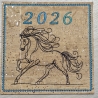 ITH | Untersetzer | Pferd 06 - oneline | 9.68 x 9.67 cm