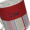 Projekttasche Handarbeitskorb Bobbeltasche - Streifen - Stricken