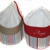 Projekttasche Handarbeitskorb Bobbeltasche - Streifen - Stricken