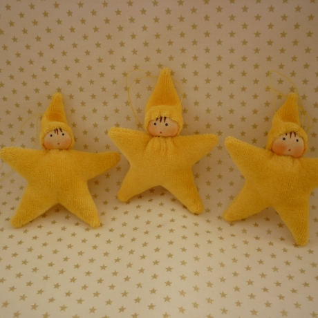 Sternpüppchen, Christbaumschmuck, Geschenkanhänger