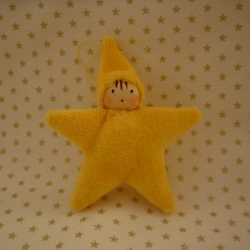 Sternpüppchen, Christbaumschmuck, Geschenkanhänger