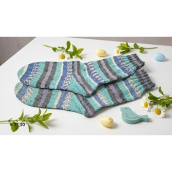 Stricksocken Gr. 37 handgestrickt Wollsocken Schurwolle/Polyamid