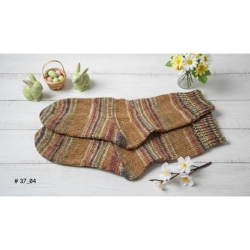 Stricksocken Gr. 37 handgestrickt Wollsocken Schurwolle/Polyamid