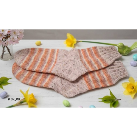 Stricksocken Gr. 37 handgestrickt Wollsocken Schurwolle/Polyamid