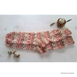 Stricksocken Gr. 44 handgestrickt Wollsocken Schurwolle/Polyamid