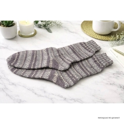 Stricksocken Gr. 38 handgestrickt Wollsocken Schurwolle/Polyamid