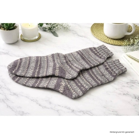 Stricksocken Gr. 38 handgestrickt Wollsocken Schurwolle/Polyamid
