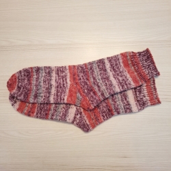 Stricksocken Gr. 39 handgestrickt Wollsocken Schurwolle/Polyamid