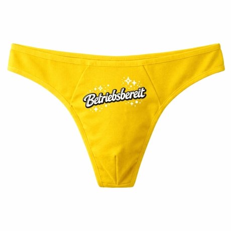 Herren String Tanga mit BETRIEBSBEREIT