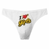 Herren String Tanga mit I LOVE GIRLS