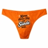 Herren String Tanga mit KANN DIESER SLIP VOLL SÜNDE SEIN