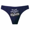 Herren String Tanga mit DAS SIND KEINE FLECKEN DAS IST VORFREUDE