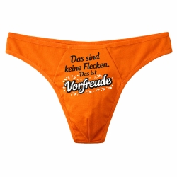 Herren String Tanga mit DAS SIND KEINE FLECKEN DAS IST VORFREUDE