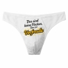 Herren String Tanga mit DAS SIND KEINE FLECKEN DAS IST VORFREUDE